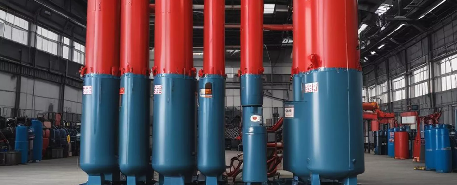 Air compressor technologies and compressed air treatment systems